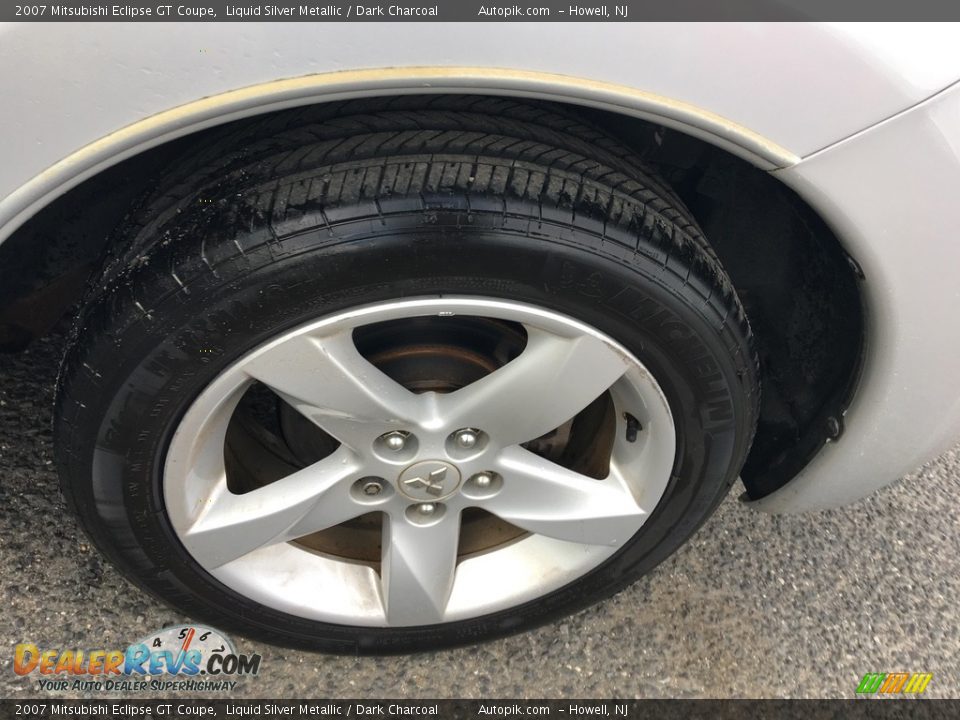 2007 Mitsubishi Eclipse GT Coupe Liquid Silver Metallic / Dark Charcoal Photo #17