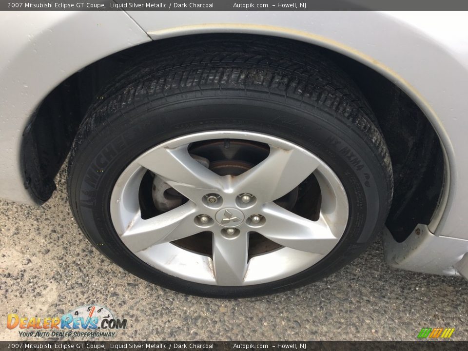2007 Mitsubishi Eclipse GT Coupe Liquid Silver Metallic / Dark Charcoal Photo #18