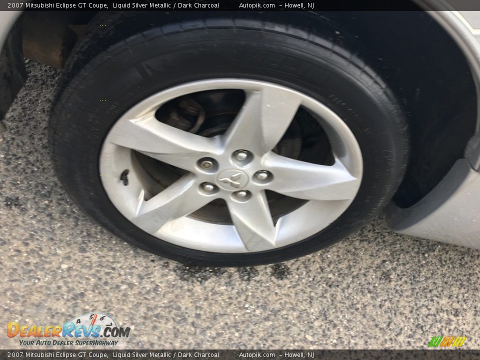 2007 Mitsubishi Eclipse GT Coupe Liquid Silver Metallic / Dark Charcoal Photo #20
