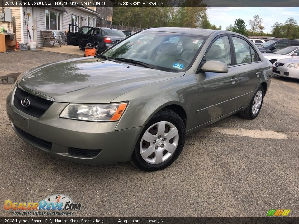 2008 Hyundai Sonata GLS Natural Khaki Green / Beige Photo #1