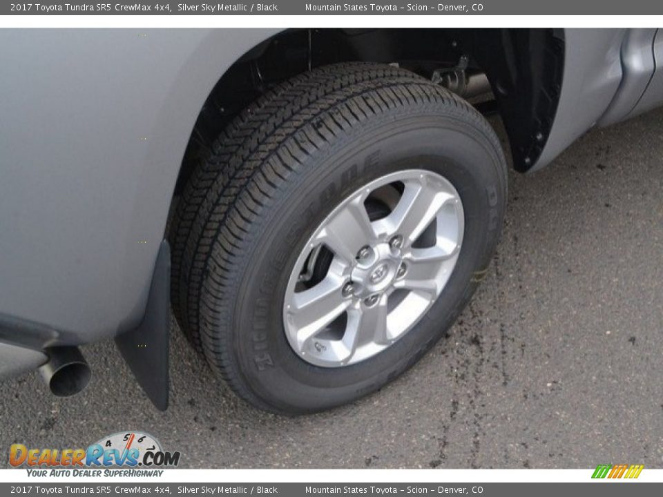 2017 Toyota Tundra SR5 CrewMax 4x4 Silver Sky Metallic / Black Photo #9