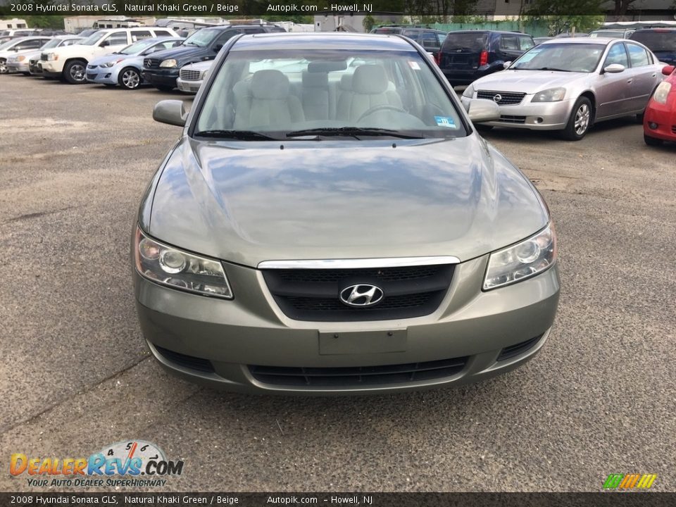 2008 Hyundai Sonata GLS Natural Khaki Green / Beige Photo #9