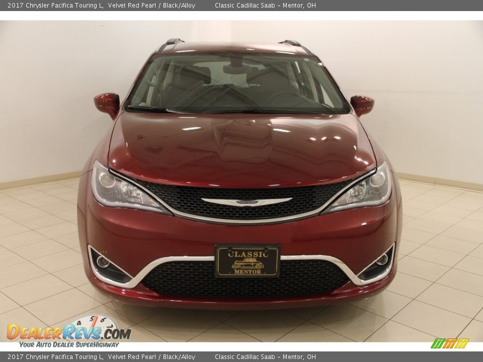 2017 Chrysler Pacifica Touring L Velvet Red Pearl / Black/Alloy Photo #2