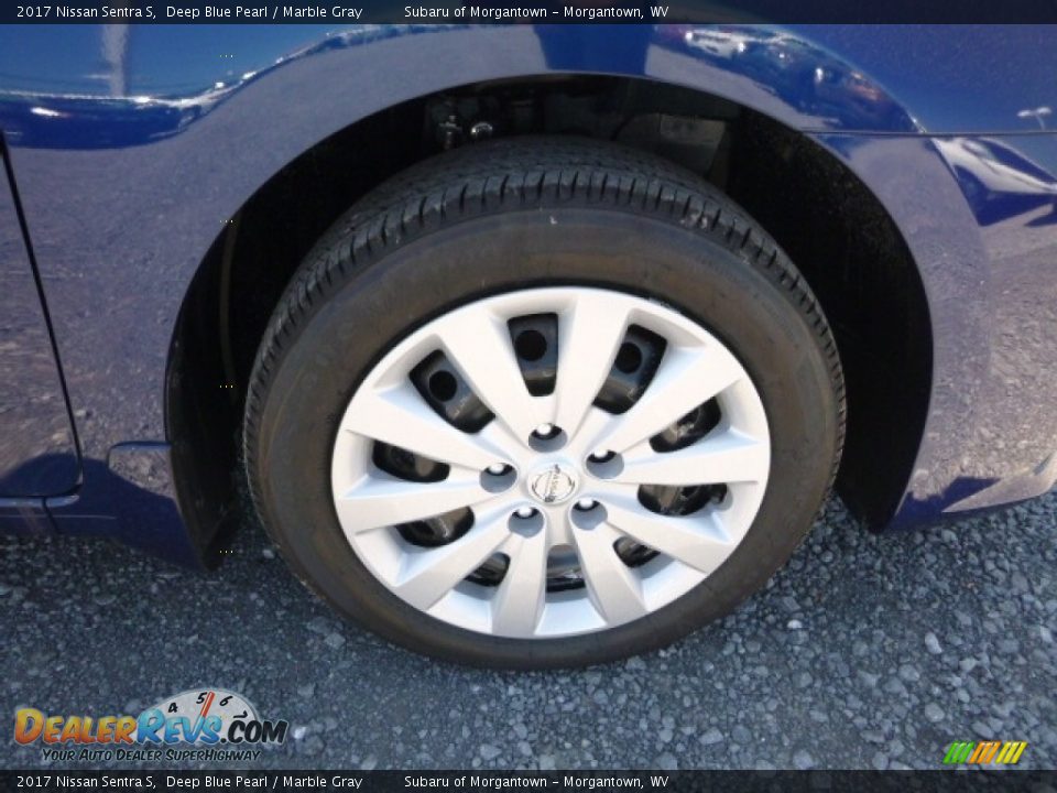 2017 Nissan Sentra S Deep Blue Pearl / Marble Gray Photo #2