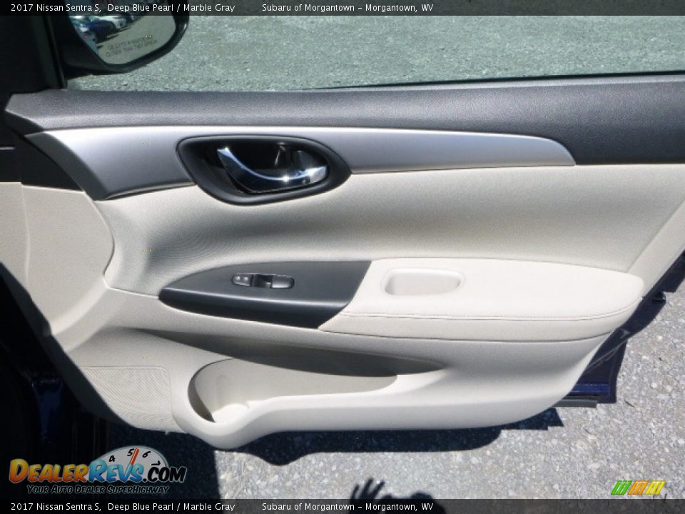 2017 Nissan Sentra S Deep Blue Pearl / Marble Gray Photo #4