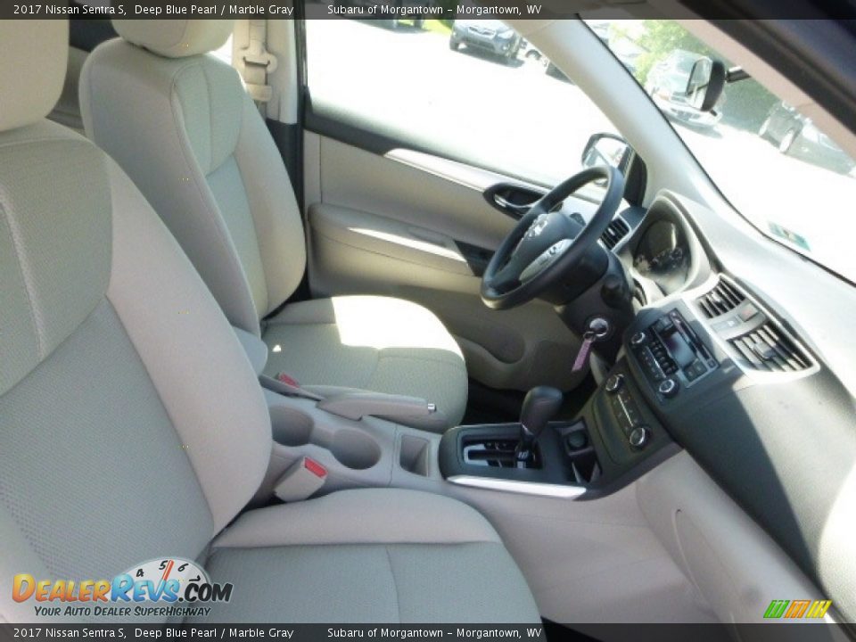 2017 Nissan Sentra S Deep Blue Pearl / Marble Gray Photo #5