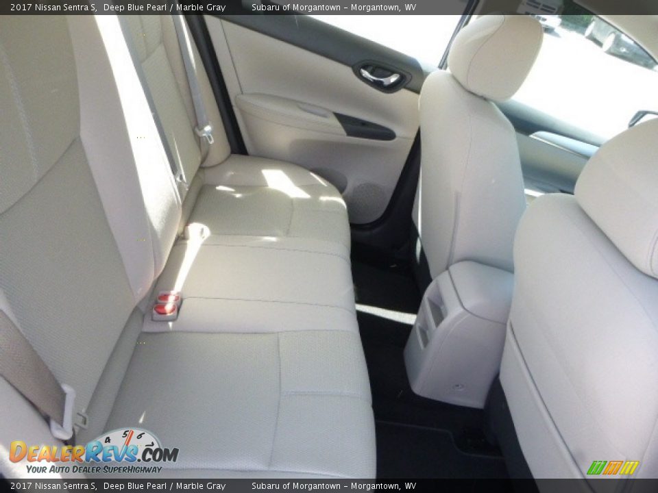 2017 Nissan Sentra S Deep Blue Pearl / Marble Gray Photo #7