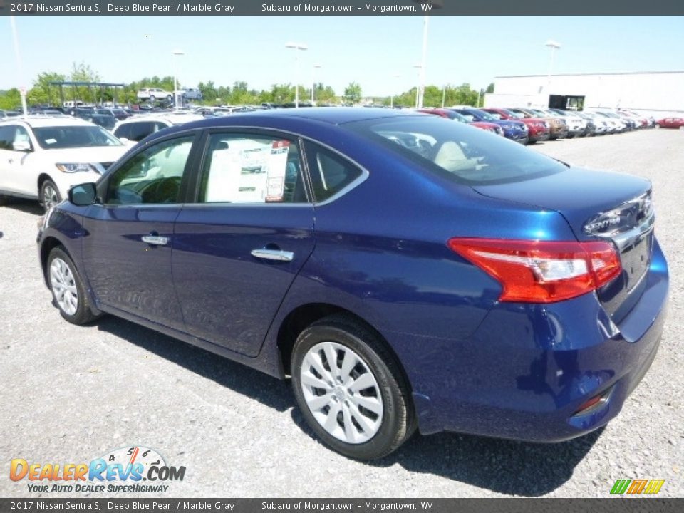 2017 Nissan Sentra S Deep Blue Pearl / Marble Gray Photo #10