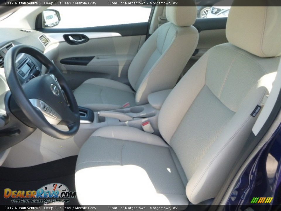 2017 Nissan Sentra S Deep Blue Pearl / Marble Gray Photo #15