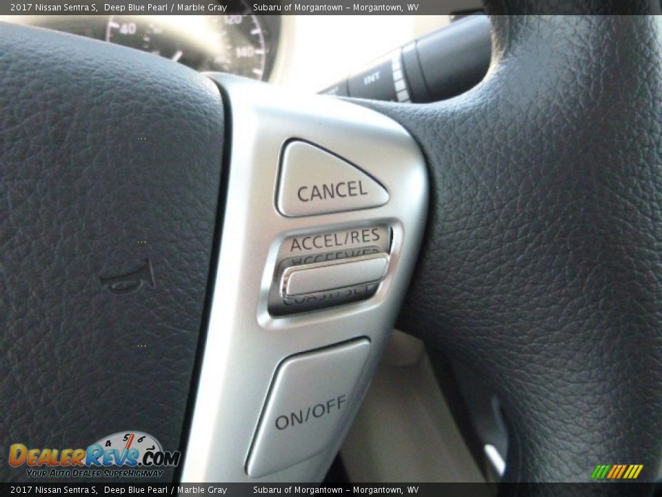 2017 Nissan Sentra S Deep Blue Pearl / Marble Gray Photo #19