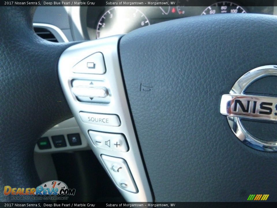 2017 Nissan Sentra S Deep Blue Pearl / Marble Gray Photo #20