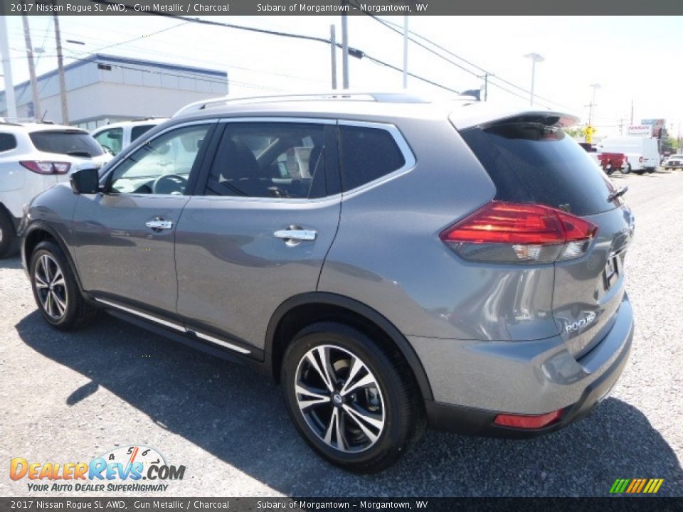 2017 Nissan Rogue SL AWD Gun Metallic / Charcoal Photo #10