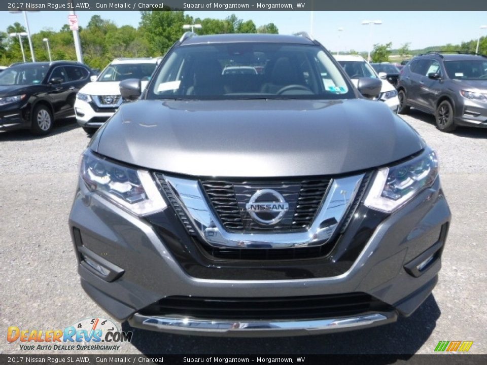 2017 Nissan Rogue SL AWD Gun Metallic / Charcoal Photo #13