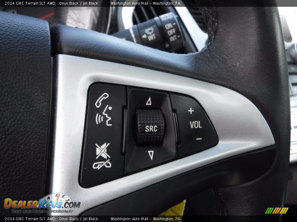 2014 GMC Terrain SLT AWD Onyx Black / Jet Black Photo #24