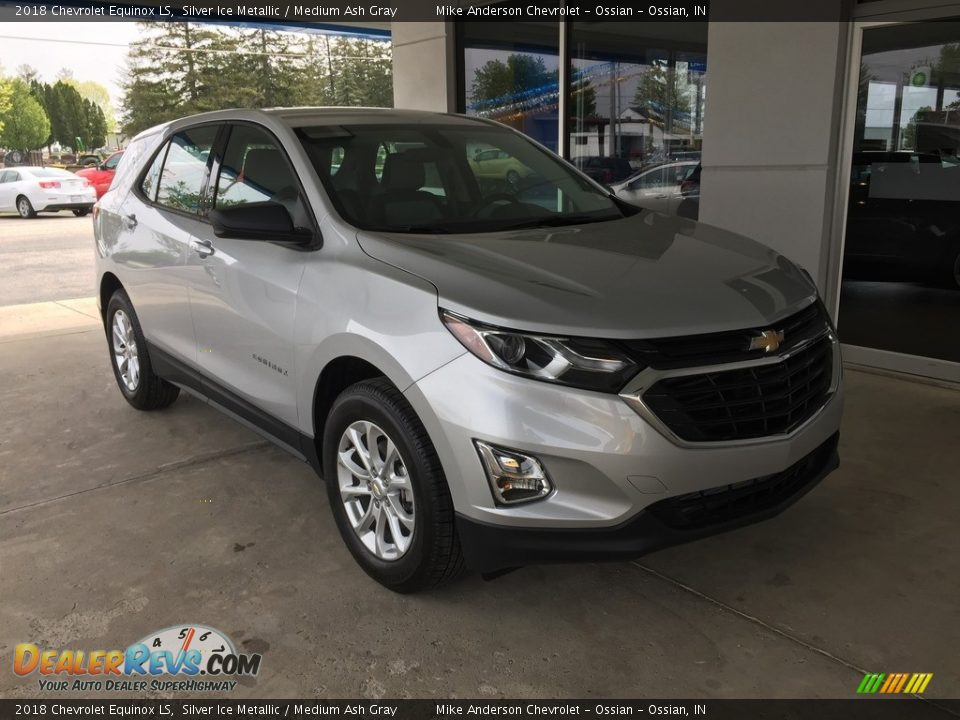 2018 Chevrolet Equinox LS Silver Ice Metallic / Medium Ash Gray Photo #1