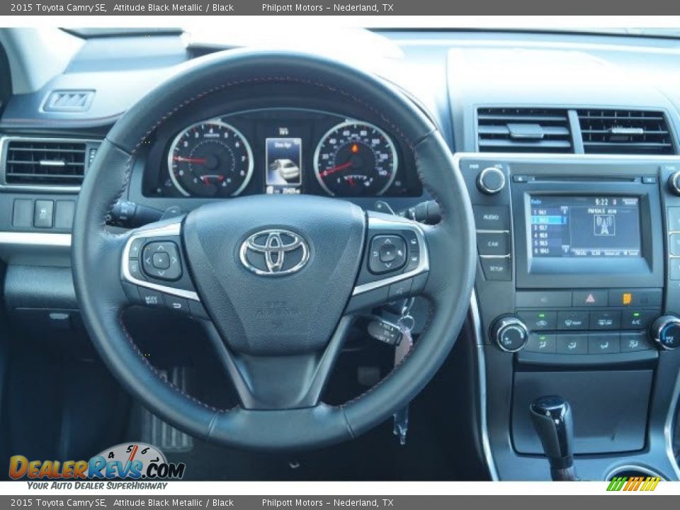 2015 Toyota Camry SE Attitude Black Metallic / Black Photo #14