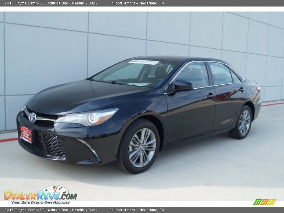 2015 Toyota Camry SE Attitude Black Metallic / Black Photo #28