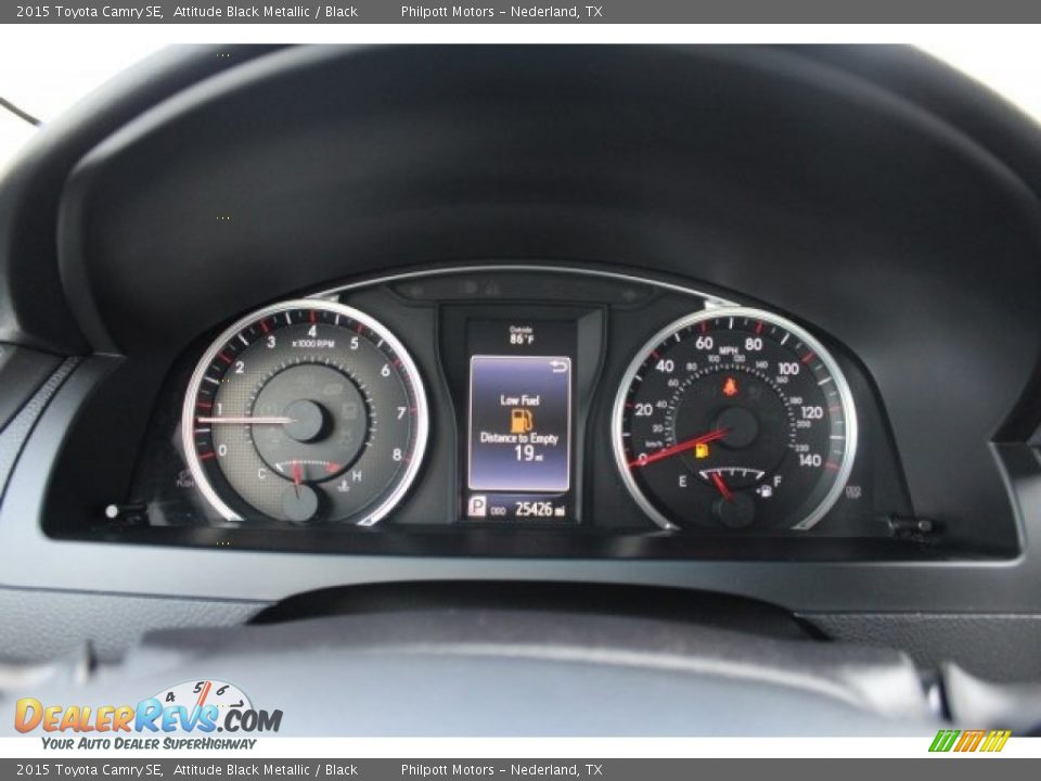 2015 Toyota Camry SE Attitude Black Metallic / Black Photo #31