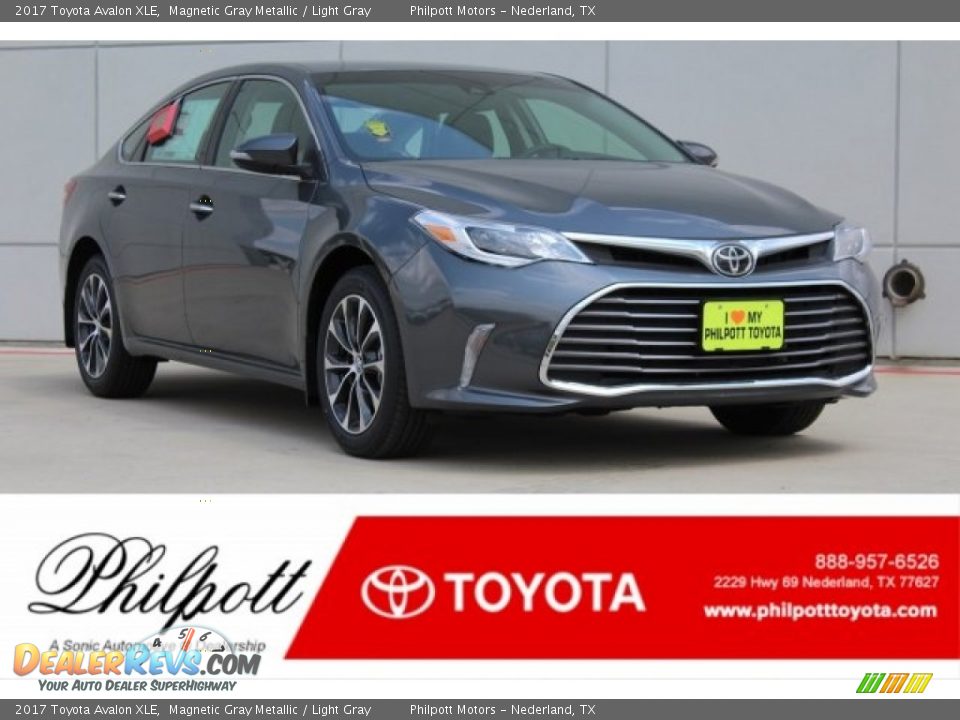 2017 Toyota Avalon XLE Magnetic Gray Metallic / Light Gray Photo #1