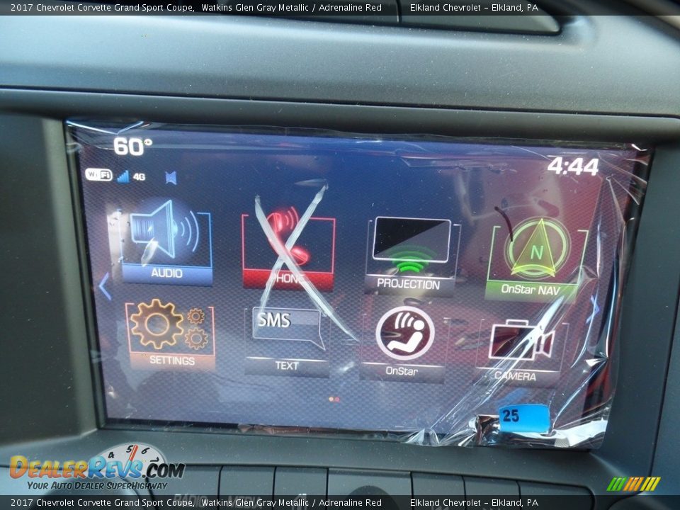 2017 Chevrolet Corvette Grand Sport Coupe Watkins Glen Gray Metallic / Adrenaline Red Photo #34