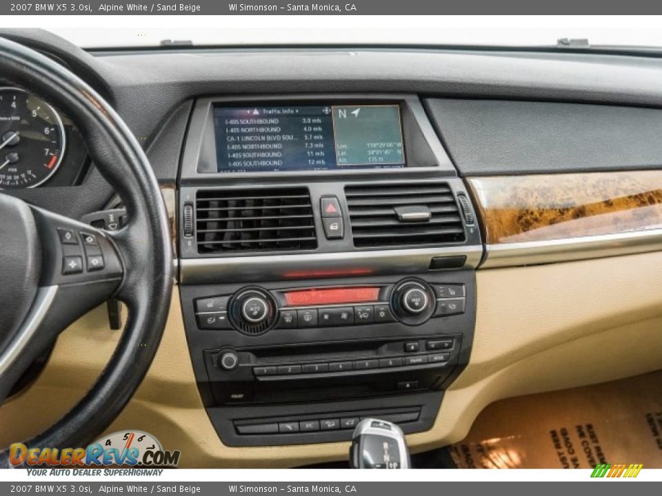 2007 BMW X5 3.0si Alpine White / Sand Beige Photo #5