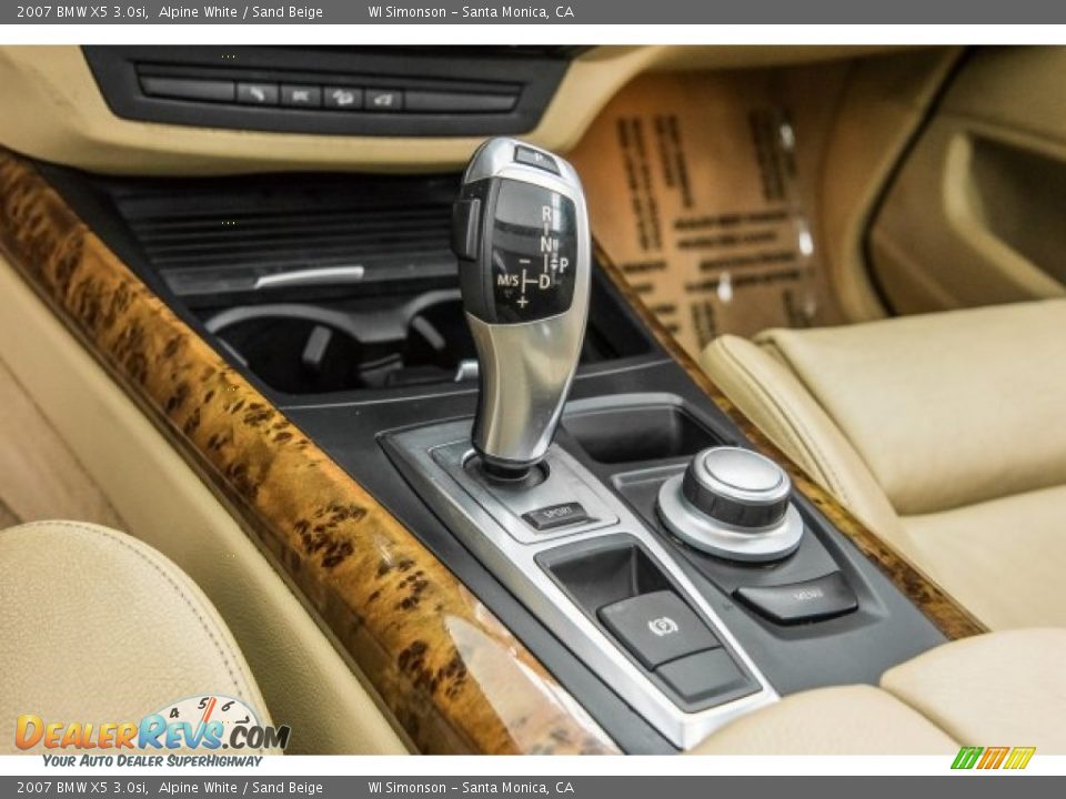 2007 BMW X5 3.0si Alpine White / Sand Beige Photo #19