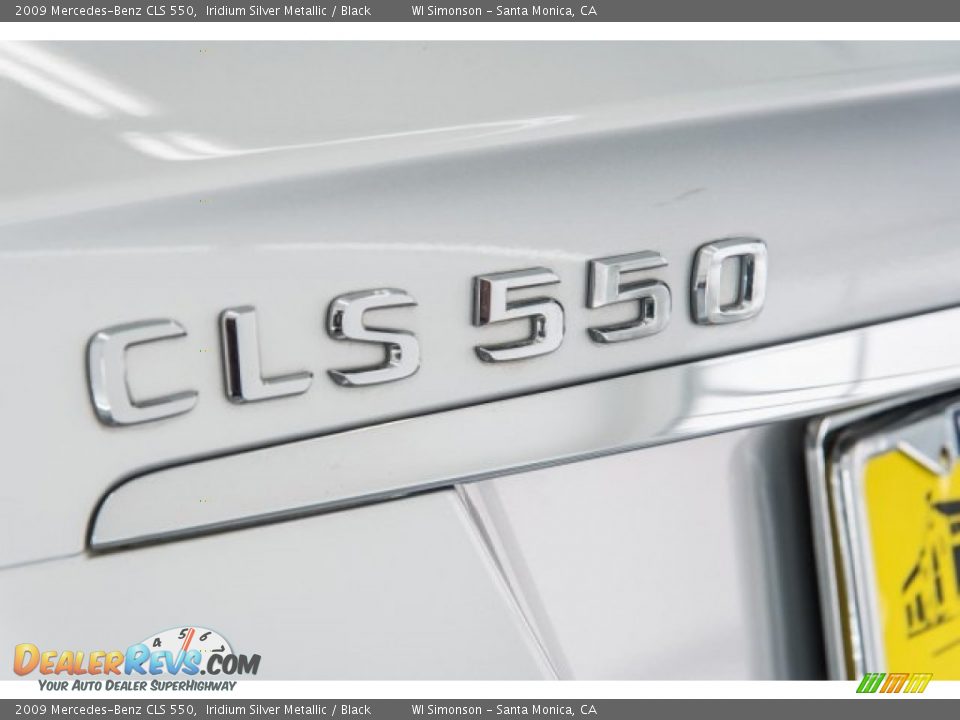 2009 Mercedes-Benz CLS 550 Iridium Silver Metallic / Black Photo #7