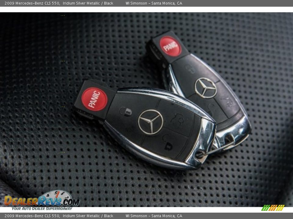 2009 Mercedes-Benz CLS 550 Iridium Silver Metallic / Black Photo #11