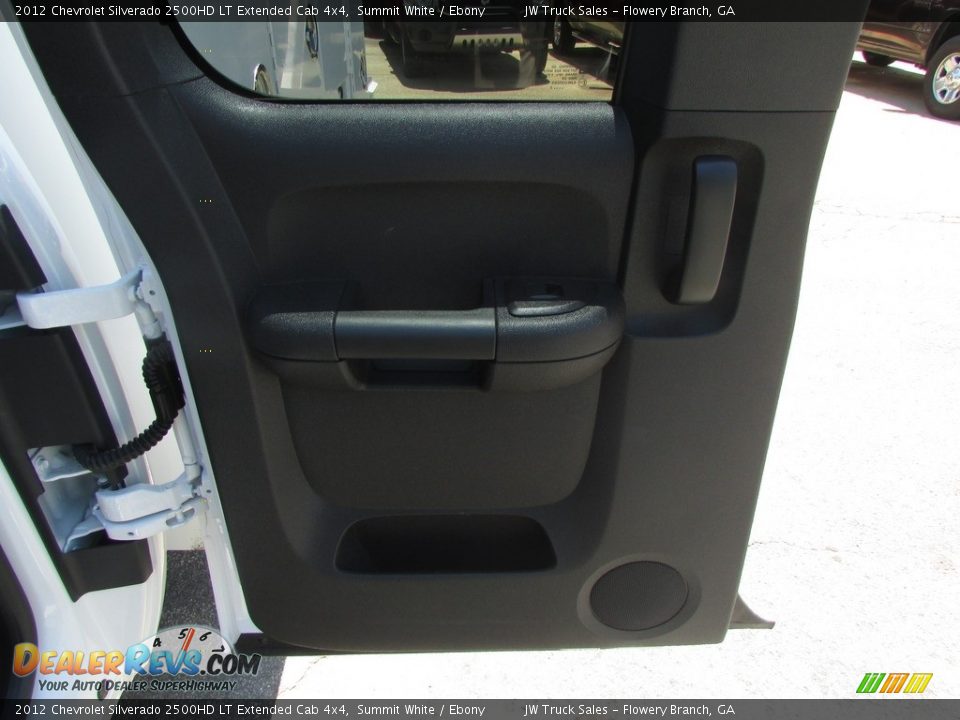 2012 Chevrolet Silverado 2500HD LT Extended Cab 4x4 Summit White / Ebony Photo #10