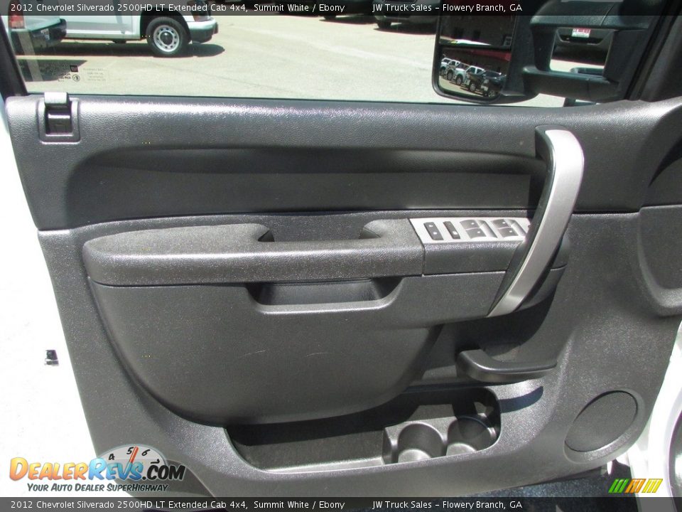 2012 Chevrolet Silverado 2500HD LT Extended Cab 4x4 Summit White / Ebony Photo #12