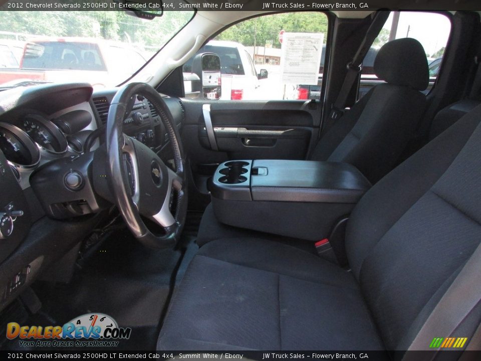 2012 Chevrolet Silverado 2500HD LT Extended Cab 4x4 Summit White / Ebony Photo #13