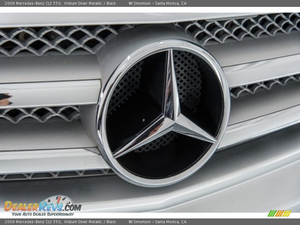 2009 Mercedes-Benz CLS 550 Iridium Silver Metallic / Black Photo #30