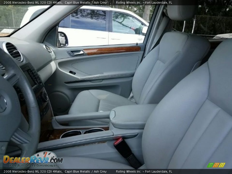 2008 Mercedes-Benz ML 320 CDI 4Matic Capri Blue Metallic / Ash Grey Photo #5