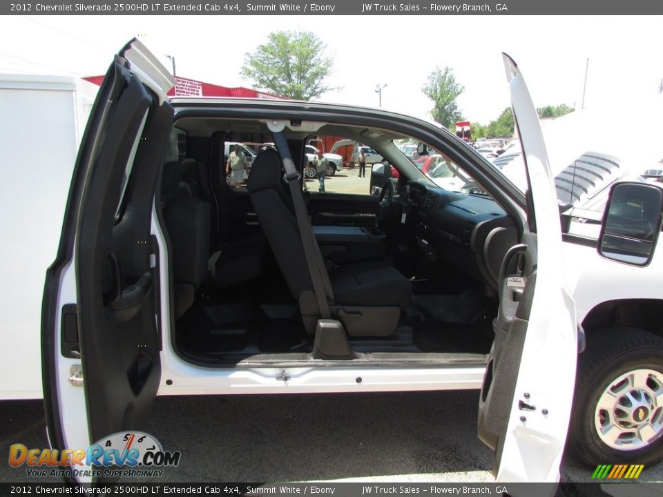 2012 Chevrolet Silverado 2500HD LT Extended Cab 4x4 Summit White / Ebony Photo #29