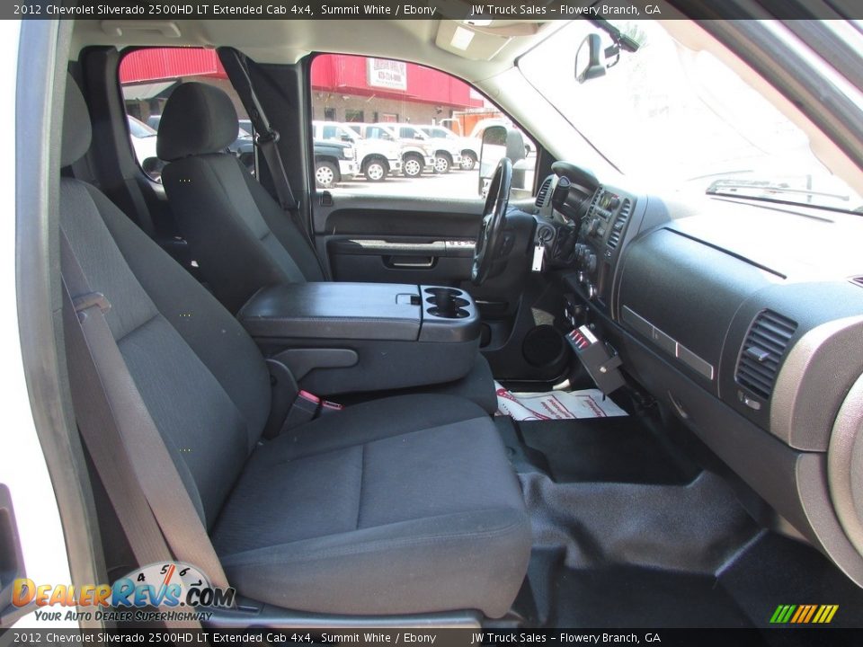 2012 Chevrolet Silverado 2500HD LT Extended Cab 4x4 Summit White / Ebony Photo #33