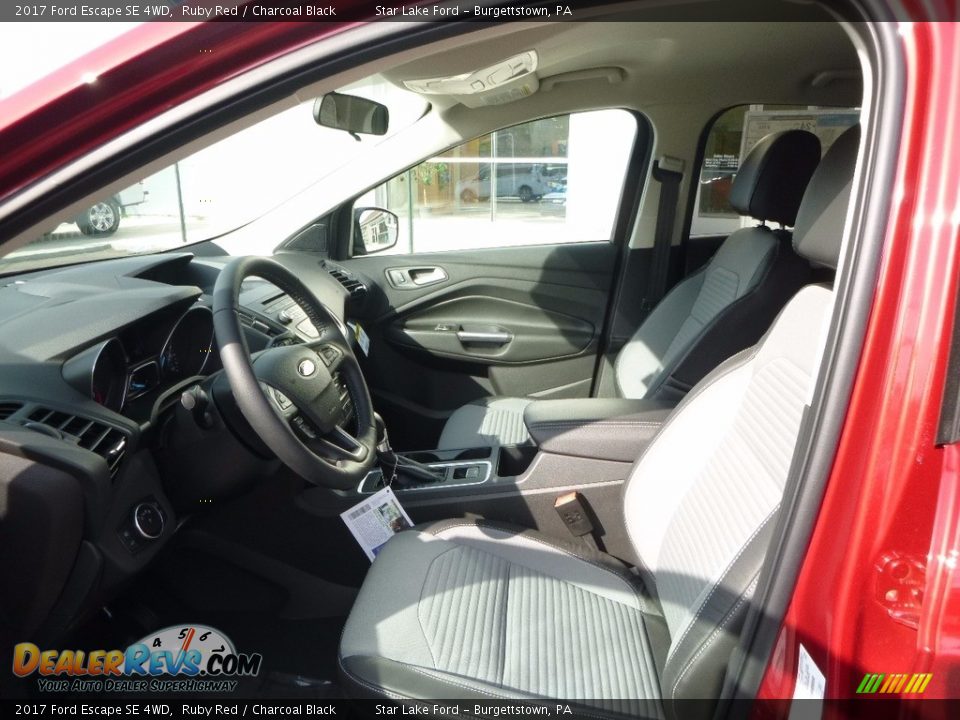 2017 Ford Escape SE 4WD Ruby Red / Charcoal Black Photo #10