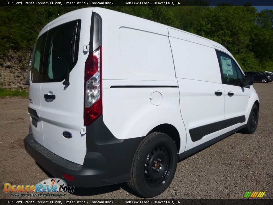 2017 Ford Transit Connect XL Van Frozen White / Charcoal Black Photo #4