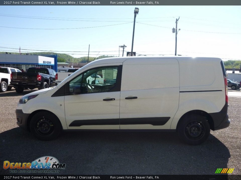 2017 Ford Transit Connect XL Van Frozen White / Charcoal Black Photo #8