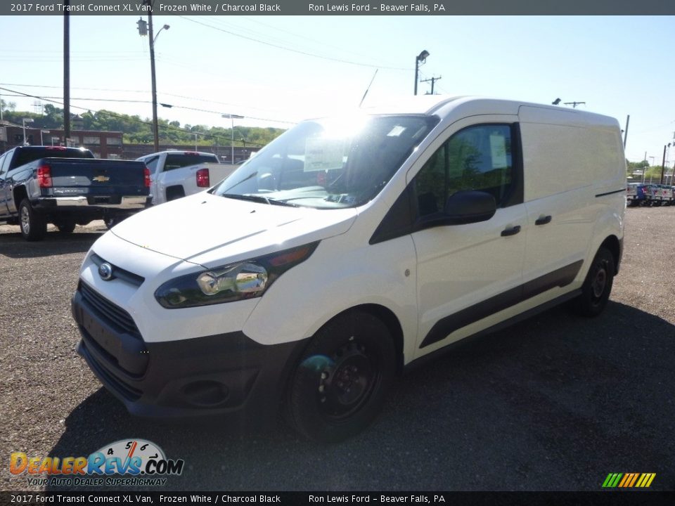2017 Ford Transit Connect XL Van Frozen White / Charcoal Black Photo #9