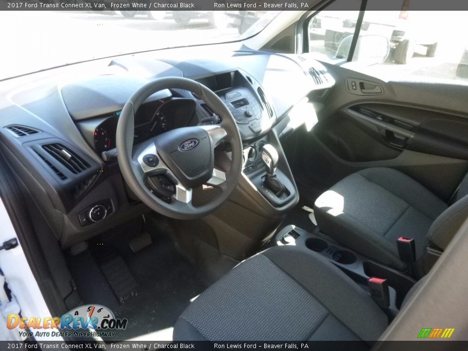 2017 Ford Transit Connect XL Van Frozen White / Charcoal Black Photo #14