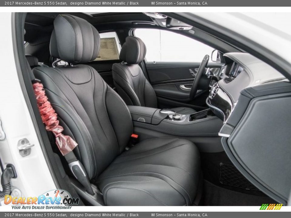 2017 Mercedes-Benz S 550 Sedan designo Diamond White Metallic / Black Photo #2
