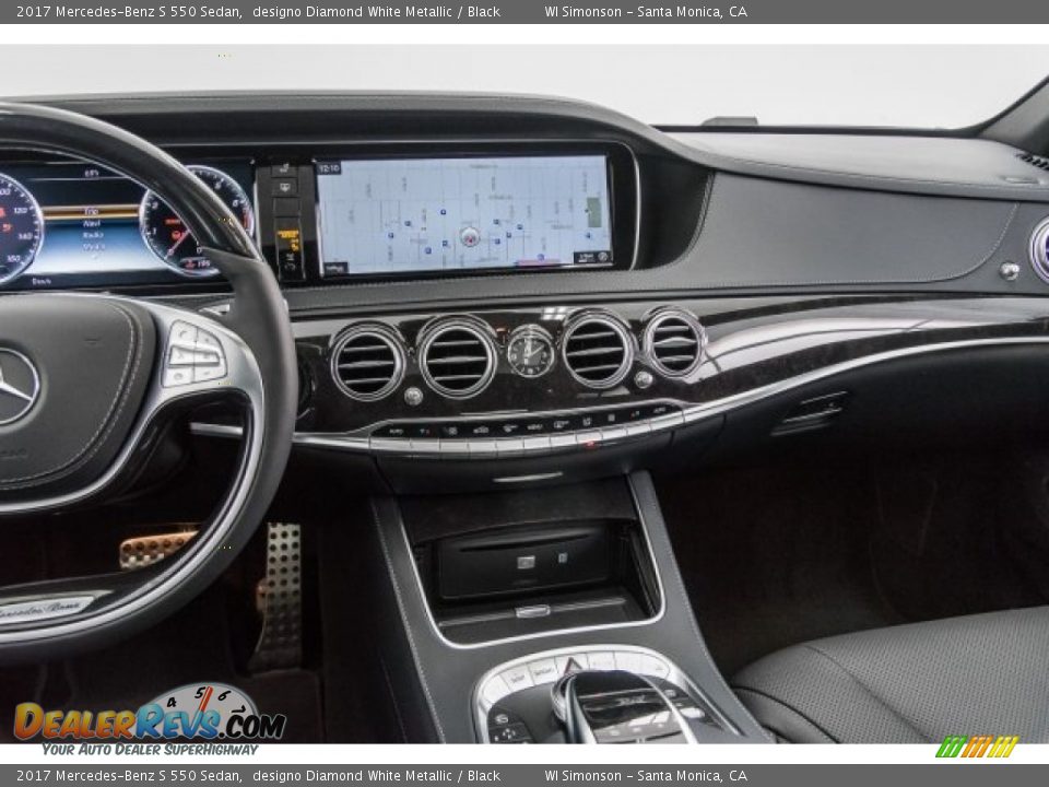 2017 Mercedes-Benz S 550 Sedan designo Diamond White Metallic / Black Photo #5