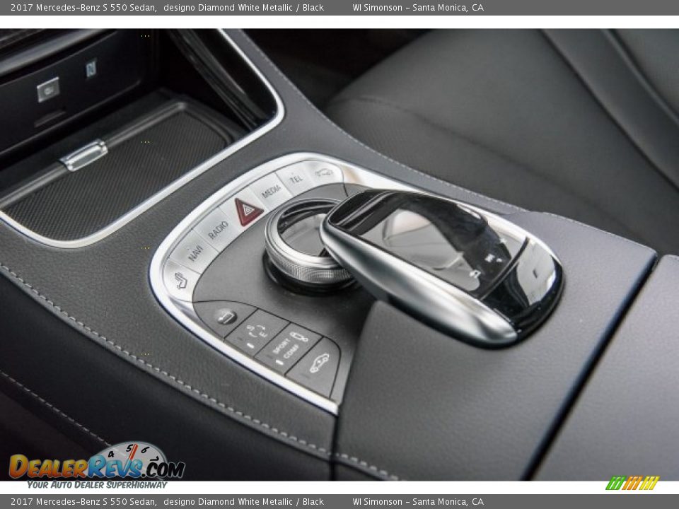 2017 Mercedes-Benz S 550 Sedan designo Diamond White Metallic / Black Photo #7