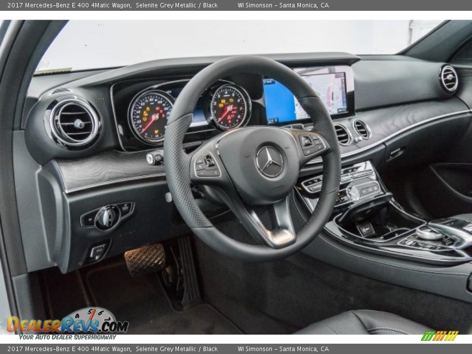 2017 Mercedes-Benz E 400 4Matic Wagon Selenite Grey Metallic / Black Photo #6