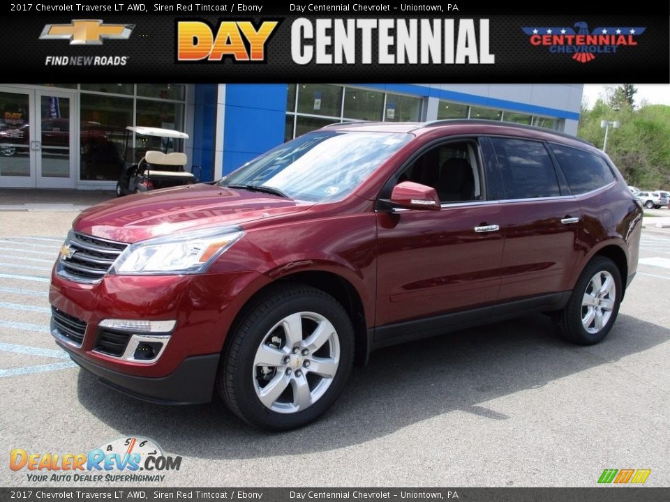 2017 Chevrolet Traverse LT AWD Siren Red Tintcoat / Ebony Photo #1