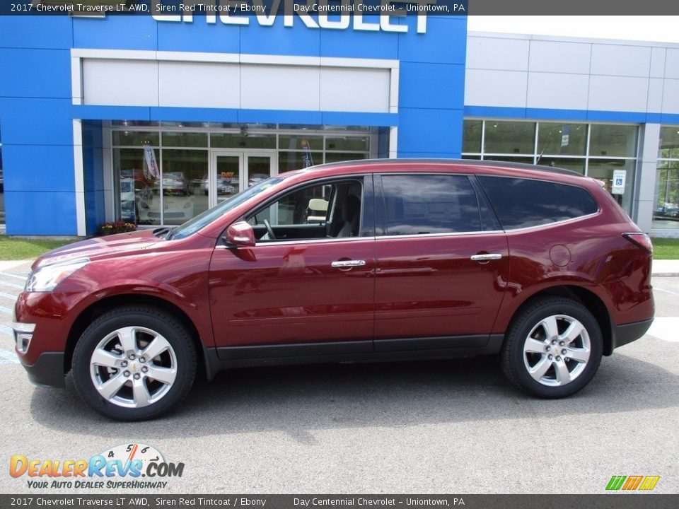 2017 Chevrolet Traverse LT AWD Siren Red Tintcoat / Ebony Photo #2