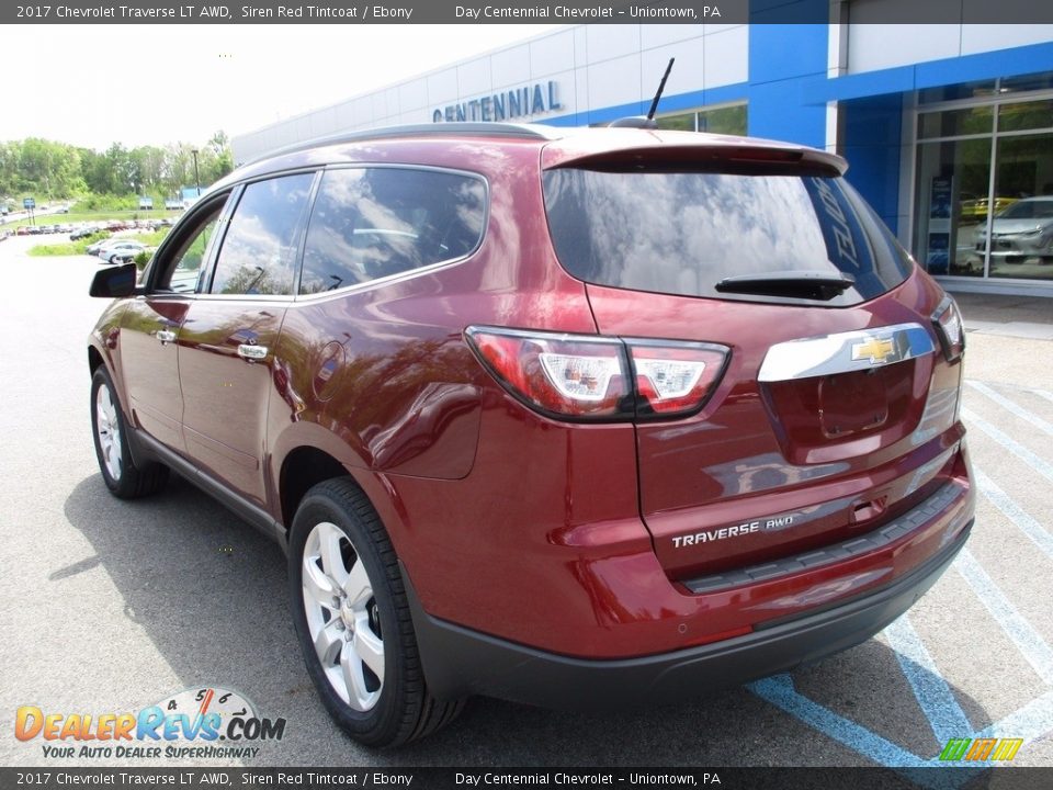 2017 Chevrolet Traverse LT AWD Siren Red Tintcoat / Ebony Photo #3