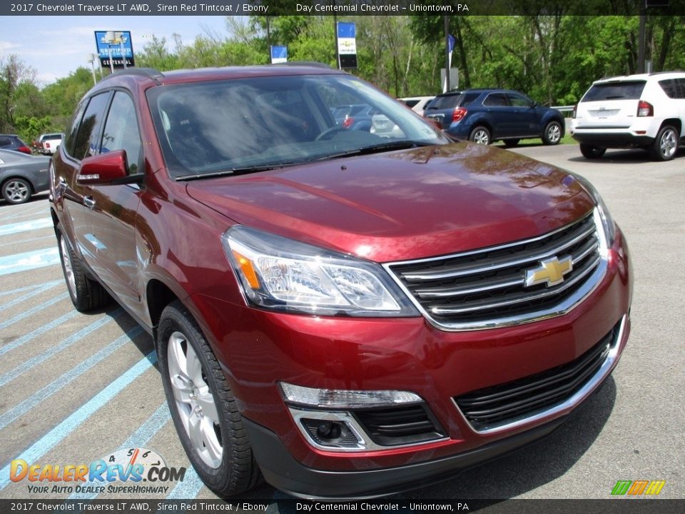 2017 Chevrolet Traverse LT AWD Siren Red Tintcoat / Ebony Photo #6