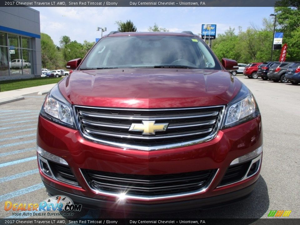 2017 Chevrolet Traverse LT AWD Siren Red Tintcoat / Ebony Photo #7