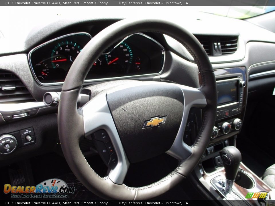 2017 Chevrolet Traverse LT AWD Siren Red Tintcoat / Ebony Photo #12